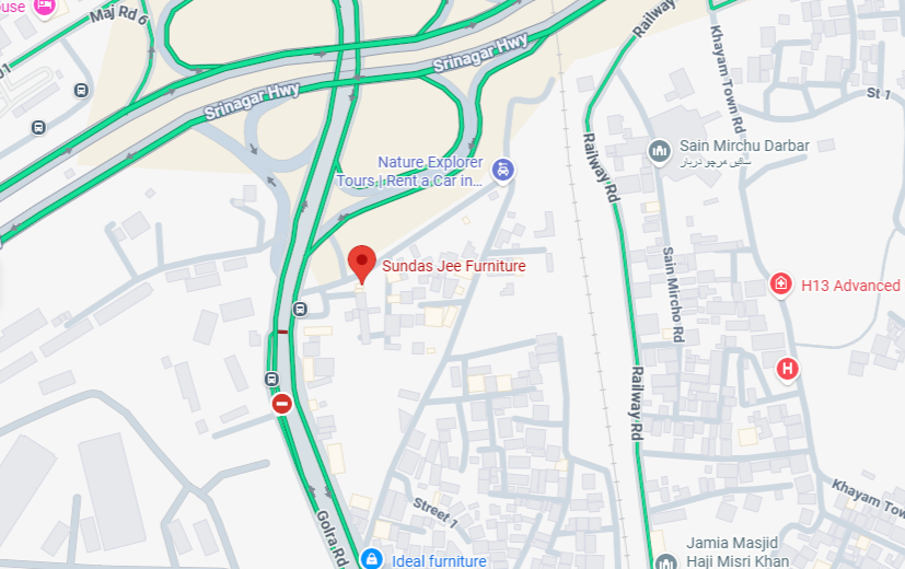 Sundas Jee Furniture Location Map